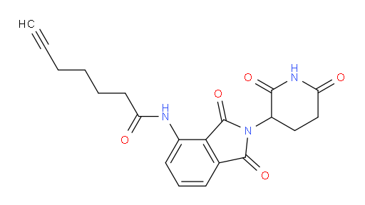 N-(2-(2,6-dioxopiperidin-3-yl)-1,3-dioxoisoindolin-4-yl)hept-6-ynamide