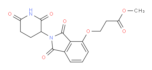 methyl 3-((2-(2,6-dioxopiperidin-3-yl)-1,3-dioxoisoindolin-4-yl)oxy)propanoate