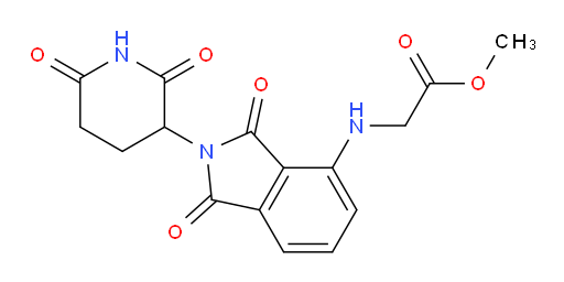methyl 2-((2-(2,6-dioxopiperidin-3-yl)-1,3-dioxoisoindolin-4-yl)amino)acetate