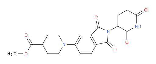 methyl 1-(2-(2,6-dioxopiperidin-3-yl)-1,3-dioxoisoindolin-5-yl)piperidine-4-carboxylate