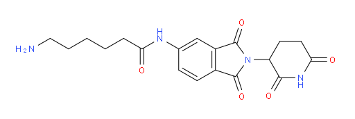 6-amino-N-(2-(2,6-dioxopiperidin-3-yl)-1,3-dioxoisoindolin-5-yl)hexanamide