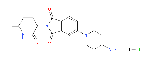5-(4-aminopiperidin-1-yl)-2-(2,6-dioxopiperidin-3-yl)isoindoline-1,3-dione hydrochloride