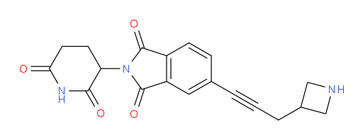 5-(3-(azetidin-3-yl)prop-1-yn-1-yl)-2-(2,6-dioxopiperidin-3-yl)isoindoline-1,3-dione