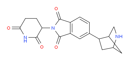 5-(2-azabicyclo[2.2.1]heptan-5-yl)-2-(2,6-dioxopiperidin-3-yl)isoindoline-1,3-dione