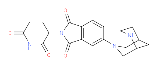 5-(2,7-diazabicyclo[3.3.1]nonan-7-yl)-2-(2,6-dioxopiperidin-3-yl)isoindoline-1,3-dione