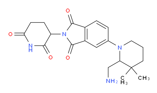 5-(2-(aminomethyl)-3,3-dimethylpiperidin-1-yl)-2-(2,6-dioxopiperidin-3-yl)isoindoline-1,3-dione