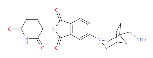 5-(1-(aminomethyl)-3-azabicyclo[3.2.1]octan-3-yl)-2-(2,6-dioxopiperidin-3-yl)isoindoline-1,3-dione