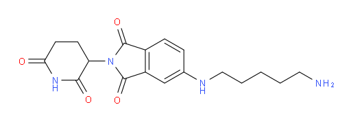 5-((5-aminopentyl)amino)-2-(2,6-dioxopiperidin-3-yl)isoindoline-1,3-dione