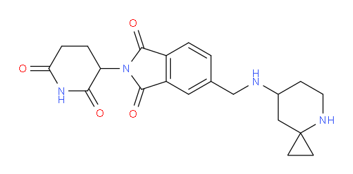 5-((4-azaspiro[2.5]octan-7-ylamino)methyl)-2-(2,6-dioxopiperidin-3-yl)isoindoline-1,3-dione