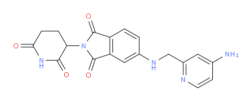 5-(((4-aminopyridin-2-yl)methyl)amino)-2-(2,6-dioxopiperidin-3-yl)isoindoline-1,3-dione