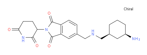5-(((((1S,3R)-3-aminocyclohexyl)methyl)amino)methyl)-2-(2,6-dioxopiperidin-3-yl)isoindoline-1,3-dione