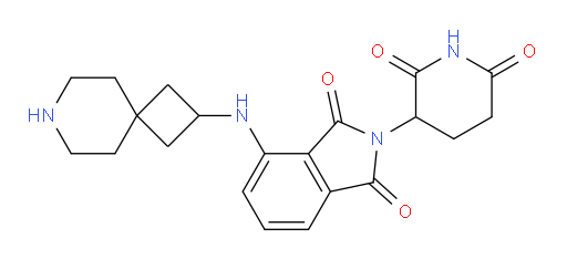 4-(7-azaspiro[3.5]nonan-2-ylamino)-2-(2,6-dioxopiperidin-3-yl)isoindoline-1,3-dione
