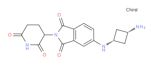 5-(((1s,3s)-3-aminocyclobutyl)amino)-2-(2,6-dioxopiperidin-3-yl)isoindoline-1,3-dione