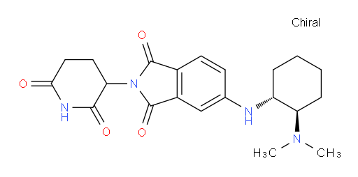 5-(((1R,2R)-2-(dimethylamino)cyclohexyl)amino)-2-(2,6-dioxopiperidin-3-yl)isoindoline-1,3-dione