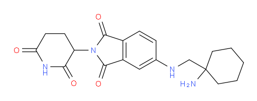 5-(((1-aminocyclohexyl)methyl)amino)-2-(2,6-dioxopiperidin-3-yl)isoindoline-1,3-dione