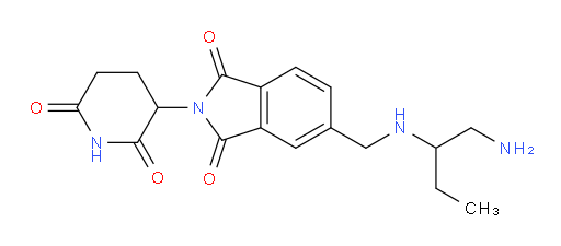 5-(((1-aminobutan-2-yl)amino)methyl)-2-(2,6-dioxopiperidin-3-yl)isoindoline-1,3-dione