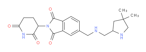 5-((((4,4-dimethylpyrrolidin-2-yl)methyl)amino)methyl)-2-(2,6-dioxopiperidin-3-yl)isoindoline-1,3-dione