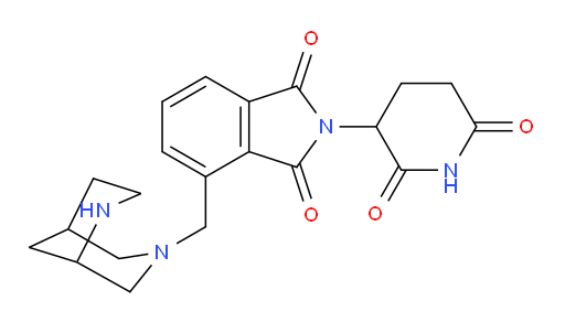 4-(2,7-diazabicyclo[3.3.1]nonan-7-ylmethyl)-2-(2,6-dioxopiperidin-3-yl)isoindoline-1,3-dione