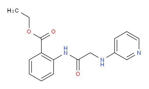 ethyl 2-(2-(pyridin-3-ylamino)acetamido)benzoate