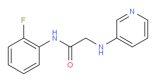 N-(2-fluorophenyl)-2-(pyridin-3-ylamino)acetamide