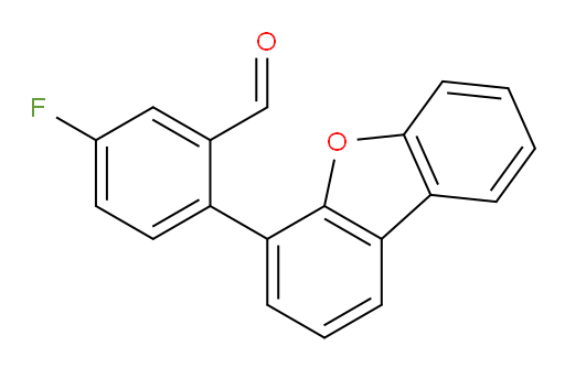 2-(dibenzo[b,d]furan-4-yl)-5-fluorobenzaldehyde
