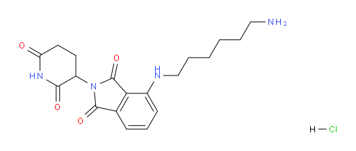 Pomalidomide 4'-alkylC6-amine