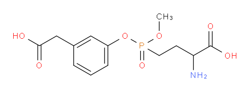 3-[[(3-Amino-3-carboxypropyl)methoxyphosphinyl]oxy]benzeneacetic acid