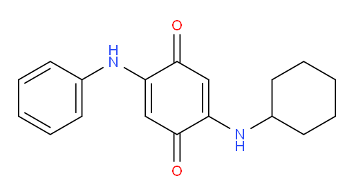 2-(cyclohexylamino)-5-(phenylamino)cyclohexa-2,5-diene-1,4-dione
