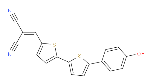2-[[5′-(4-Hydroxyphenyl)[2,2′-bithiophen]-5-yl]methylene]propanedinitrile
