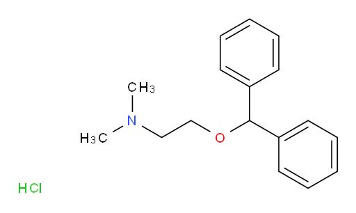 2-(benzhydryloxy)-N,N-dimethylethanamine hydrochloride