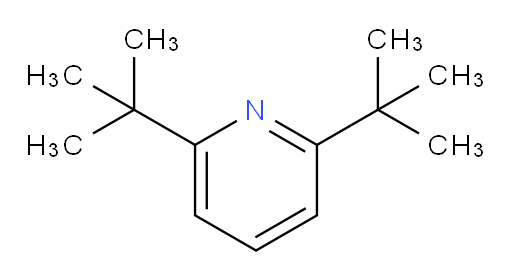 NSC 175805;2,6-DI-T-BUTYLPYRIDINE;2,6-DI-TERT-BUTYLPYRIDINE;2,6-Bis(tert-butyl)pyridine;Pyridine, 2,6-di-tert-butyl-;2,6-DI-TERT-BUTYLPYRIDINE 97%;2,6-Di-tert-butylpyridine ,96%;2,6-DI-TERT-BUTYLPYRIDINE, >=97%;2,6-Bis(1,1-dimethylethyl)pyridine;2,6-Di-tert-butylpyridine, 97% 5GR