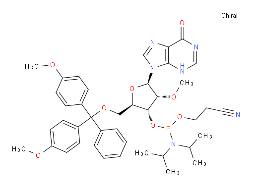 5'-O-(4,4-Dimethoxytrityl)-2'-OMe inosine-3'-CED phosphoramidite