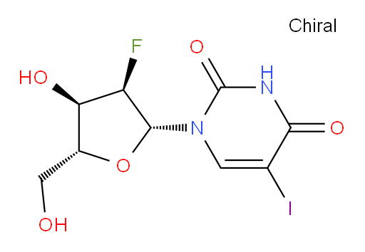 1-((2R,3R,4R,5R)-3-fluoro-4-hydroxy-5-(hydroxymethyl)tetrahydrofuran-2-yl)-5-iodopyrimidine-2,4(1H,3H)-dione