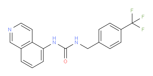 N-5-Isoquinolinyl-N′-[[4-(trifluoromethyl)phenyl]methyl]urea