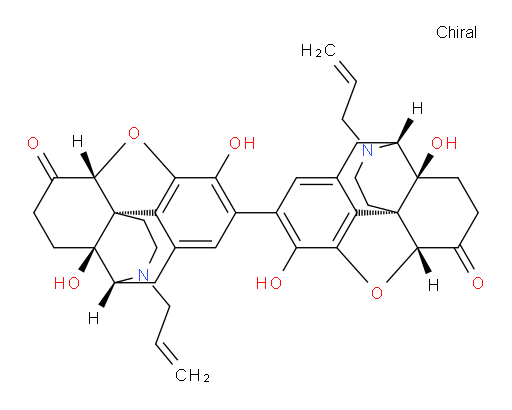 [2,2'-Bimorphinan]-6,6'-dione, 4,5:4',5'-diepoxy-3,3',14,14'-tetrahydroxy-17,17'-bis(2-propen-1-yl)-, (5α)-(5'α)-