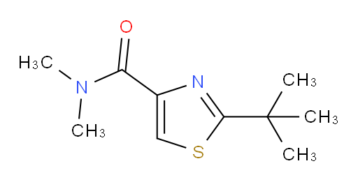 2-tert-butyl-N,N-dimethyl-1,3-thiazole-4-carboxamide