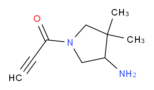 1-(4-amino-3,3-dimethylpyrrolidin-1-yl)prop-2-yn-1-one