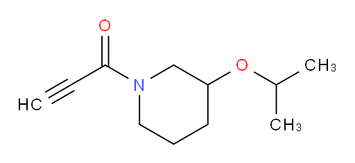 1-[3-(propan-2-yloxy)piperidin-1-yl]prop-2-yn-1-one