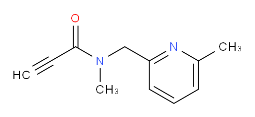 N-methyl-N-[(6-methylpyridin-2-yl)methyl]prop-2-ynamide