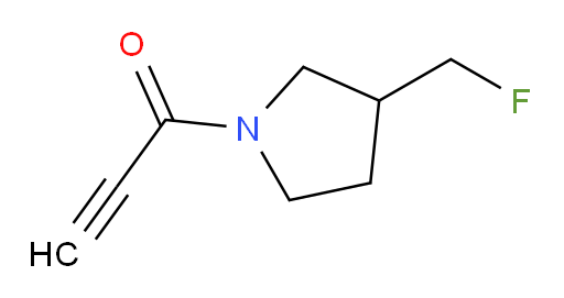 1-[3-(fluoromethyl)pyrrolidin-1-yl]prop-2-yn-1-one