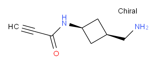 N-[(1s,3s)-3-(aminomethyl)cyclobutyl]prop-2-ynamide