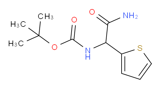 tert-butyl N-[carbamoyl(thiophen-2-yl)methyl]carbamate