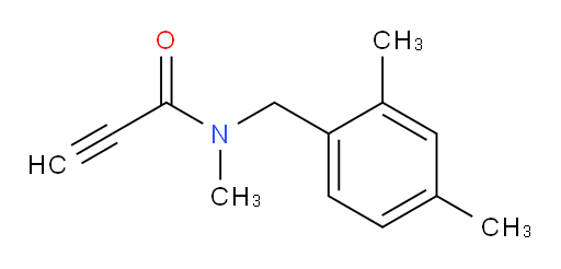 N-[(2,4-dimethylphenyl)methyl]-N-methylprop-2-ynamide