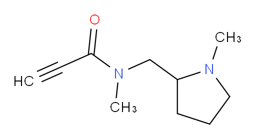 N-methyl-N-[(1-methylpyrrolidin-2-yl)methyl]prop-2-ynamide