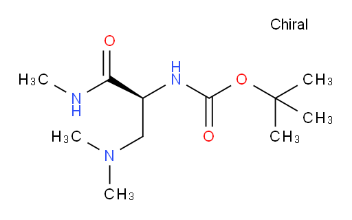 tert-butyl N-[(1S)-2-(dimethylamino)-1-(methylcarbamoyl)ethyl]carbamate