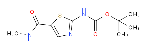 tert-butyl N-[5-(methylcarbamoyl)-1,3-thiazol-2-yl]carbamate