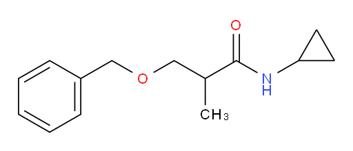 3-(benzyloxy)-N-cyclopropyl-2-methylpropanamide