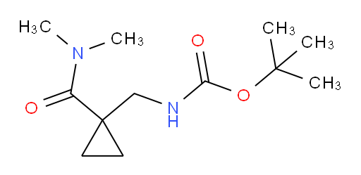 tert-butyl N-{[1-(dimethylcarbamoyl)cyclopropyl]methyl}carbamate