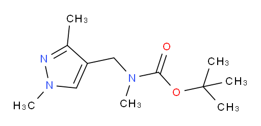 tert-butyl N-[(1,3-dimethyl-1H-pyrazol-4-yl)methyl]-N-methylcarbamate