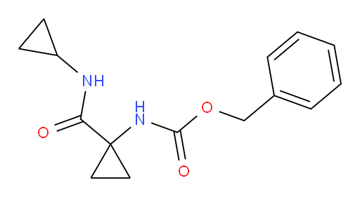 benzyl N-[1-(cyclopropylcarbamoyl)cyclopropyl]carbamate